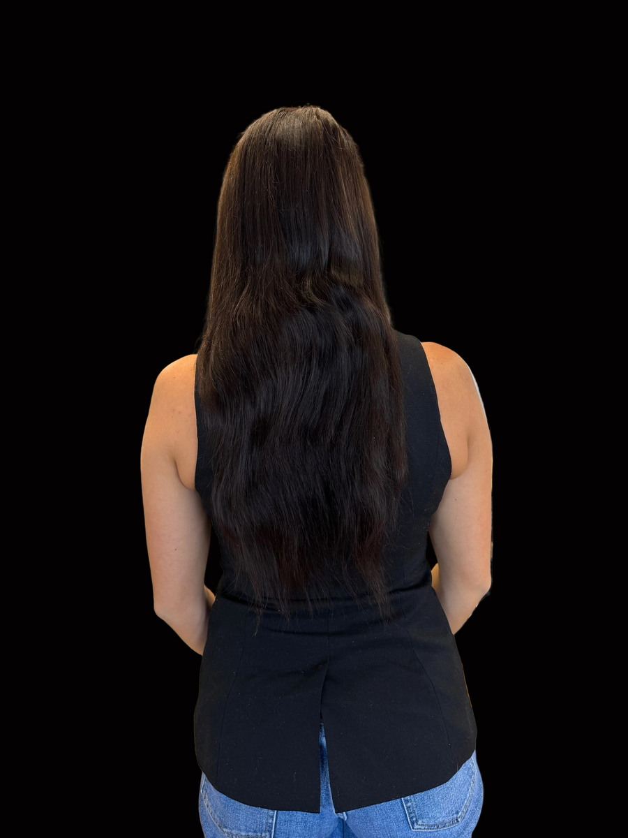 Client name after wearing Plush extensions