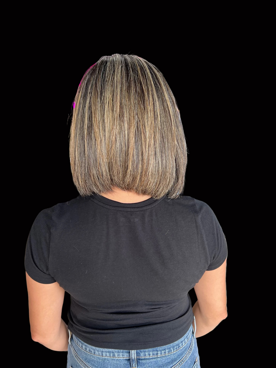 Client name before wearing extensions